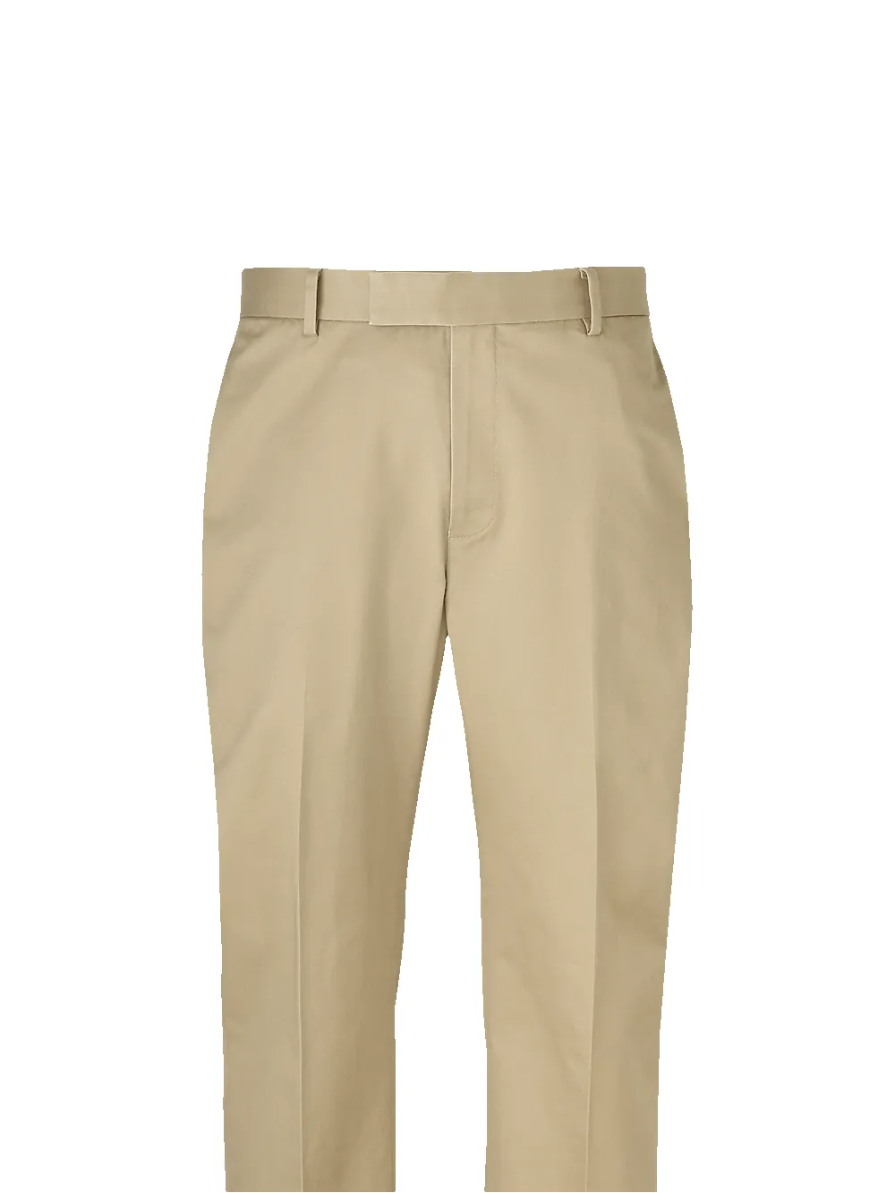 Non-Iron Cotton Stretch Twill Pant - Dark Olive sold by Paul Fredrick product image thumbnail 2