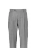 Wool Flannel Plaid Pleated Pants sold by Paul Fredrick