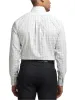 Non-Iron Cotton Windowpane Dress Shirt With Contrast Trim - Black sold by Paul Fredrick