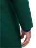 Wool Double Breasted Carcoat - Dark Green sold by Paul Fredrick