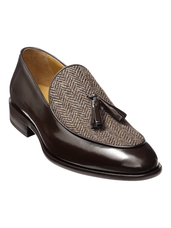 Sylvester Tassel Loafer - Brown sold by Paul Fredrick