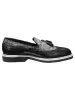 Mitchell Tassel Loafer - Black/grey sold by Paul Fredrick