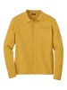 Supima Cotton Button Front Polo - Mustard sold by Paul Fredrick