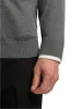 Supima Cotton Button Front Cardigan - Medium Grey sold by Paul Fredrick