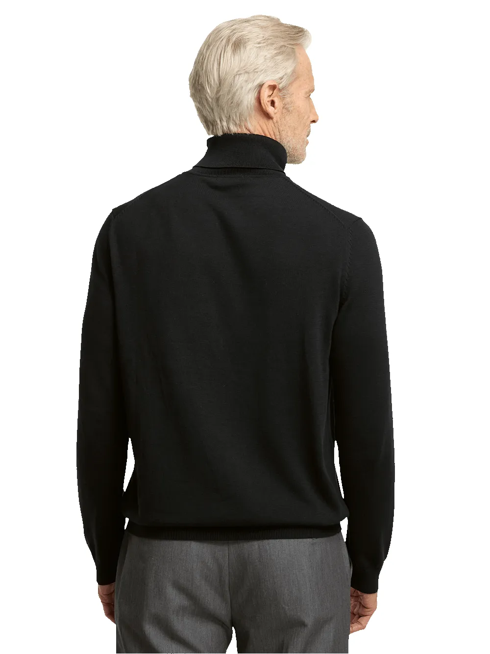 Supima Cotton Turtleneck - Black sold by Paul Fredrick product image thumbnail 5