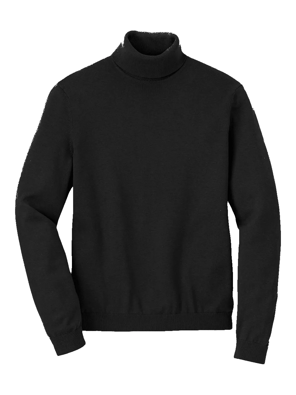 Supima Cotton Turtleneck - Black sold by Paul Fredrick