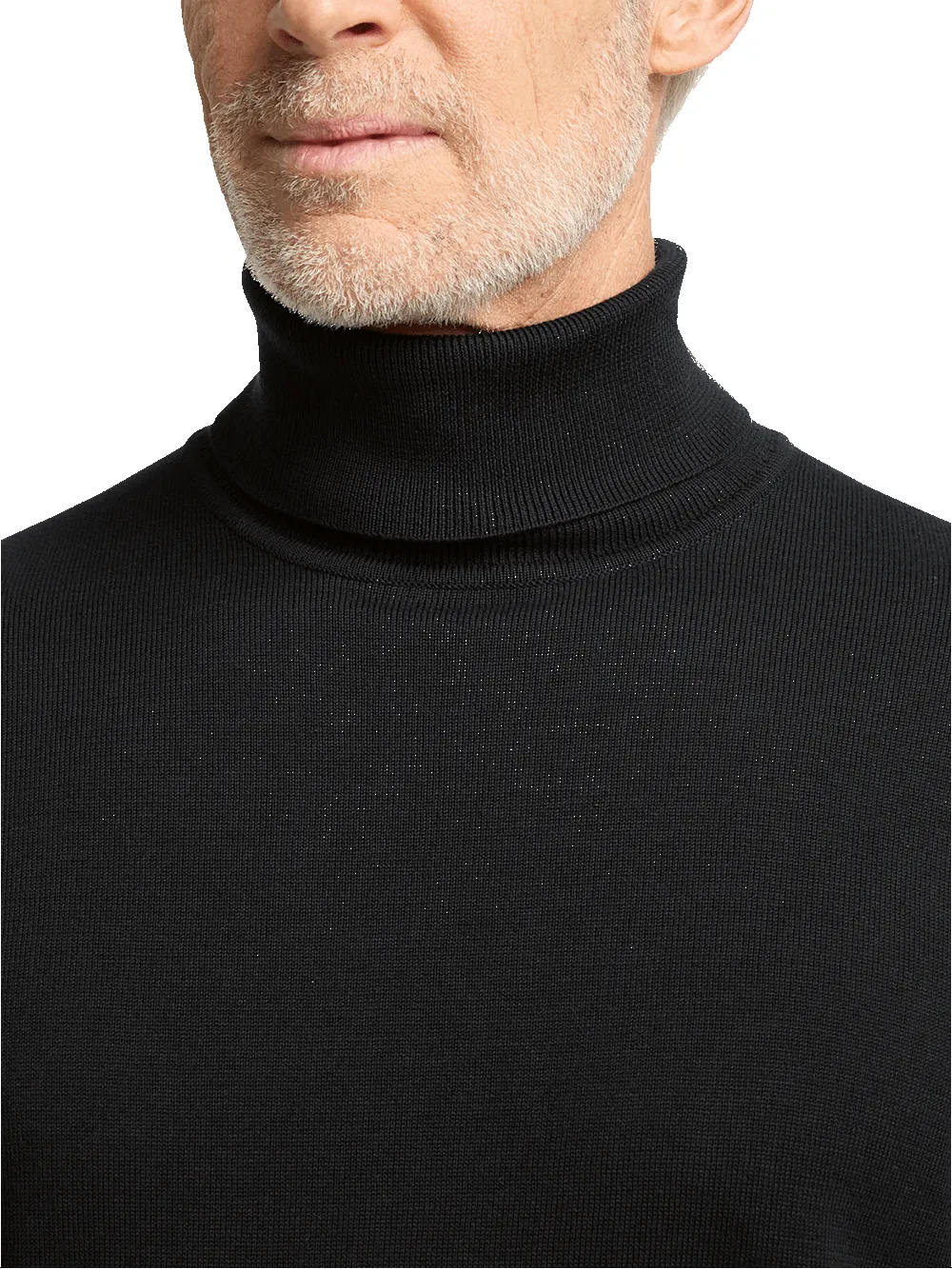Supima Cotton Turtleneck - Black sold by Paul Fredrick product image thumbnail 3