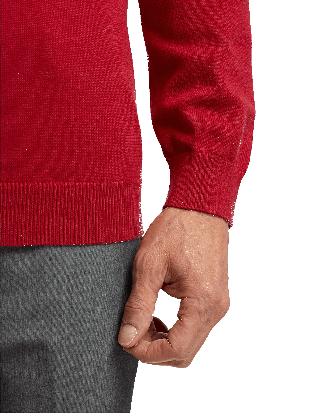 Supima Cotton Turtleneck - Red sold by Paul Fredrick product image thumbnail 4