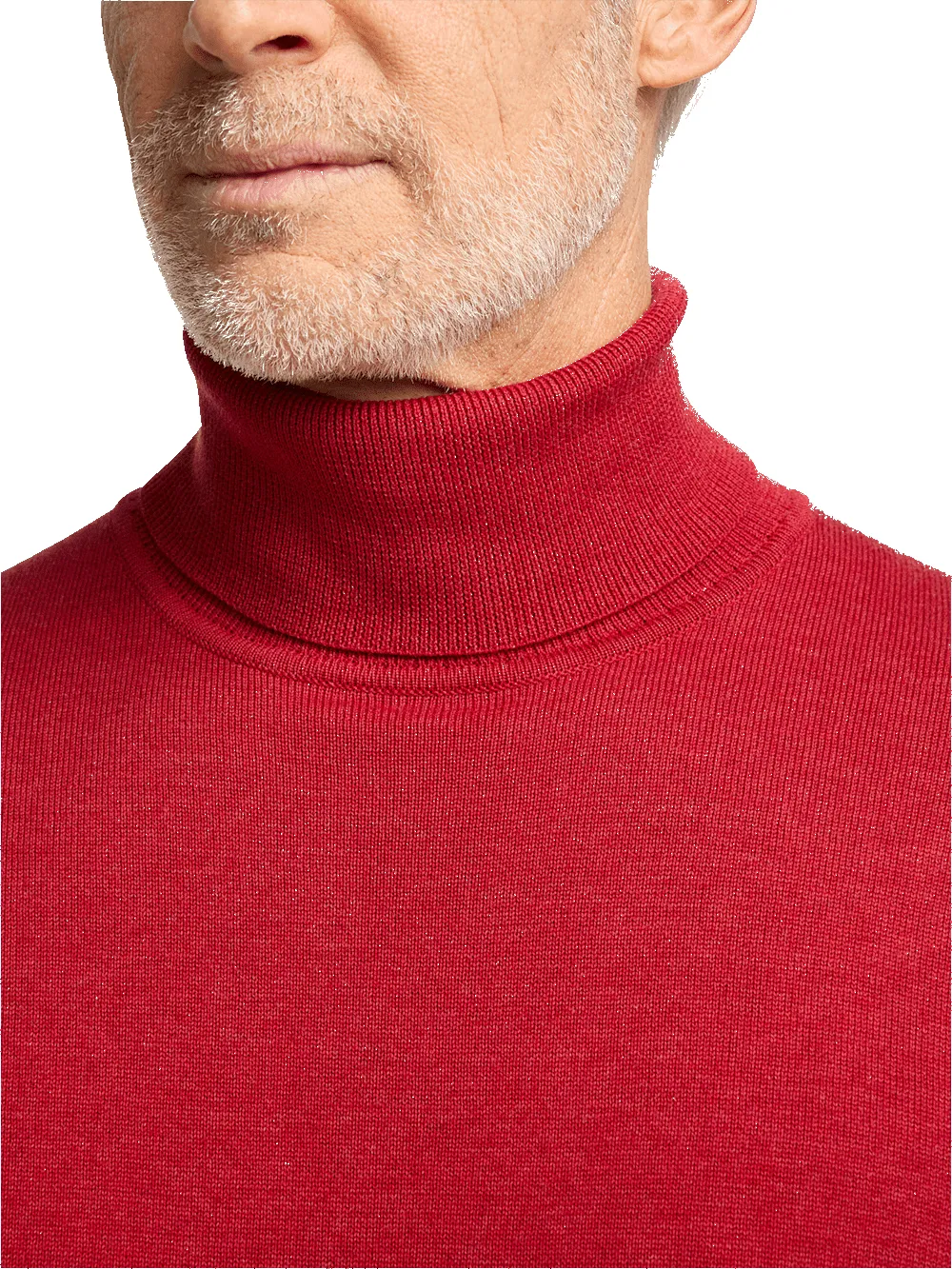 Supima Cotton Turtleneck - Red sold by Paul Fredrick product image thumbnail 3