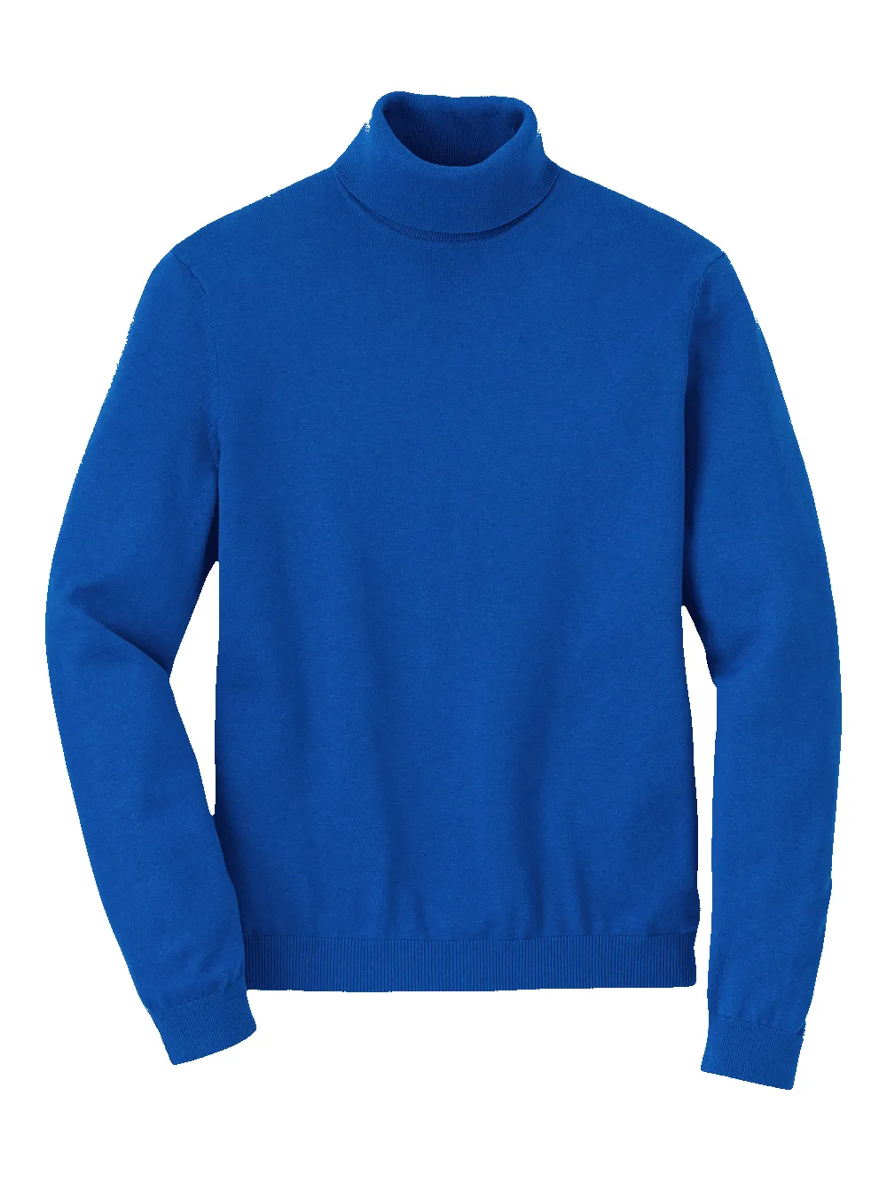 Supima Cotton Turtleneck - Blue sold by Paul Fredrick