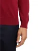 Merino Wool V-neck Sweater - Wine sold by Paul Fredrick