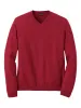 Merino Wool V-neck Sweater - Wine sold by Paul Fredrick