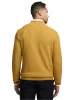 Silk Cotton Cashmere Quarter Zip Mock Neck Sweater - Gold sold by Paul Fredrick