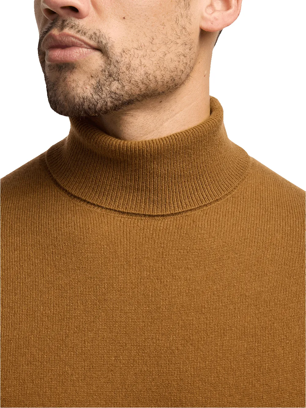 Cashmere Turtleneck Sweater - Brown sold by Paul Fredrick product image thumbnail 3