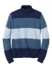 Donegal Turtleneck Sweater - Blue sold by Paul Fredrick