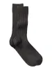 Solid Rib Cotton Blend Sock - Grey sold by Paul Fredrick