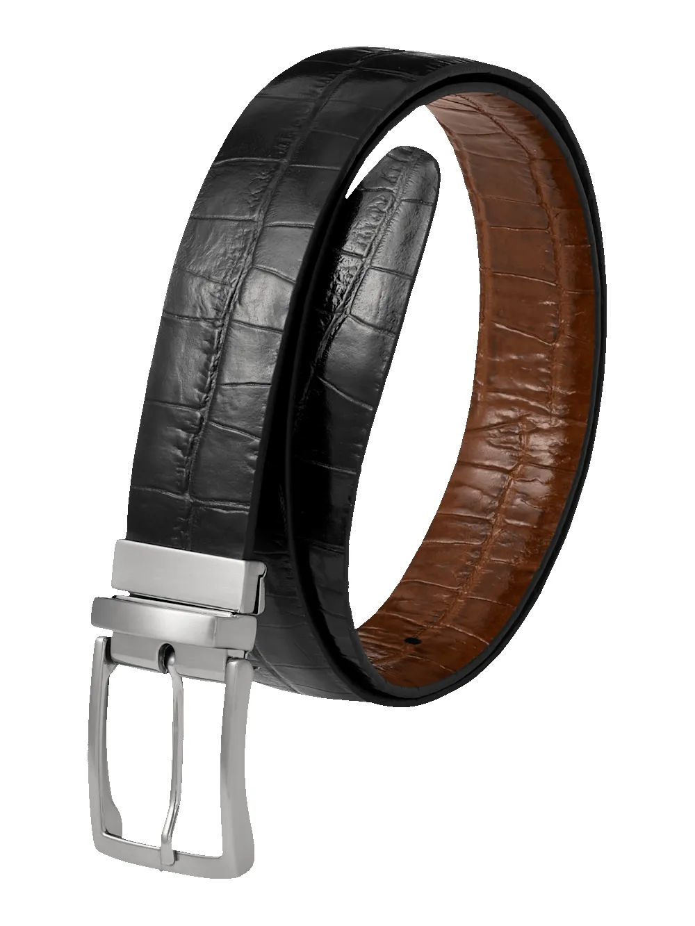 Patrick Reversible Belt - Black/brown sold by Paul Fredrick