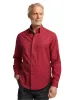 Polyester/spandex Dot Casual Shirt - Red sold by Paul Fredrick