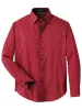 Polyester/spandex Dot Casual Shirt - Red sold by Paul Fredrick