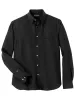 Lyocell Solid Casual Shirt - Black sold by Paul Fredrick