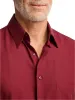 Lyocell Solid Casual Shirt - Burgundy sold by Paul Fredrick