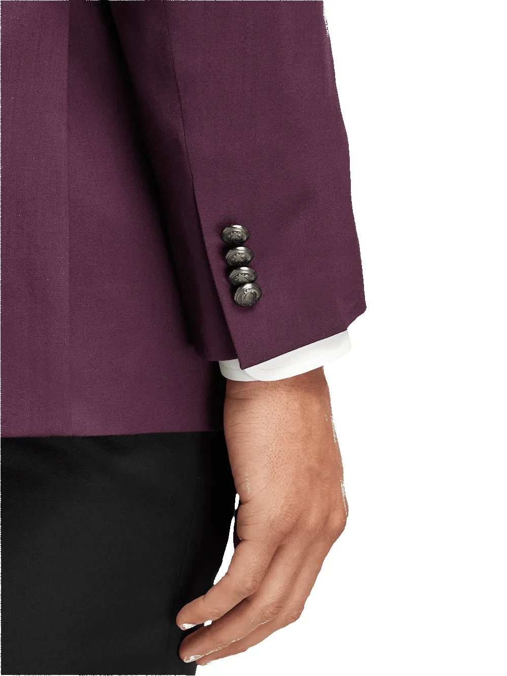 Travel Blazer - Plum sold by Paul Fredrick product image thumbnail 3