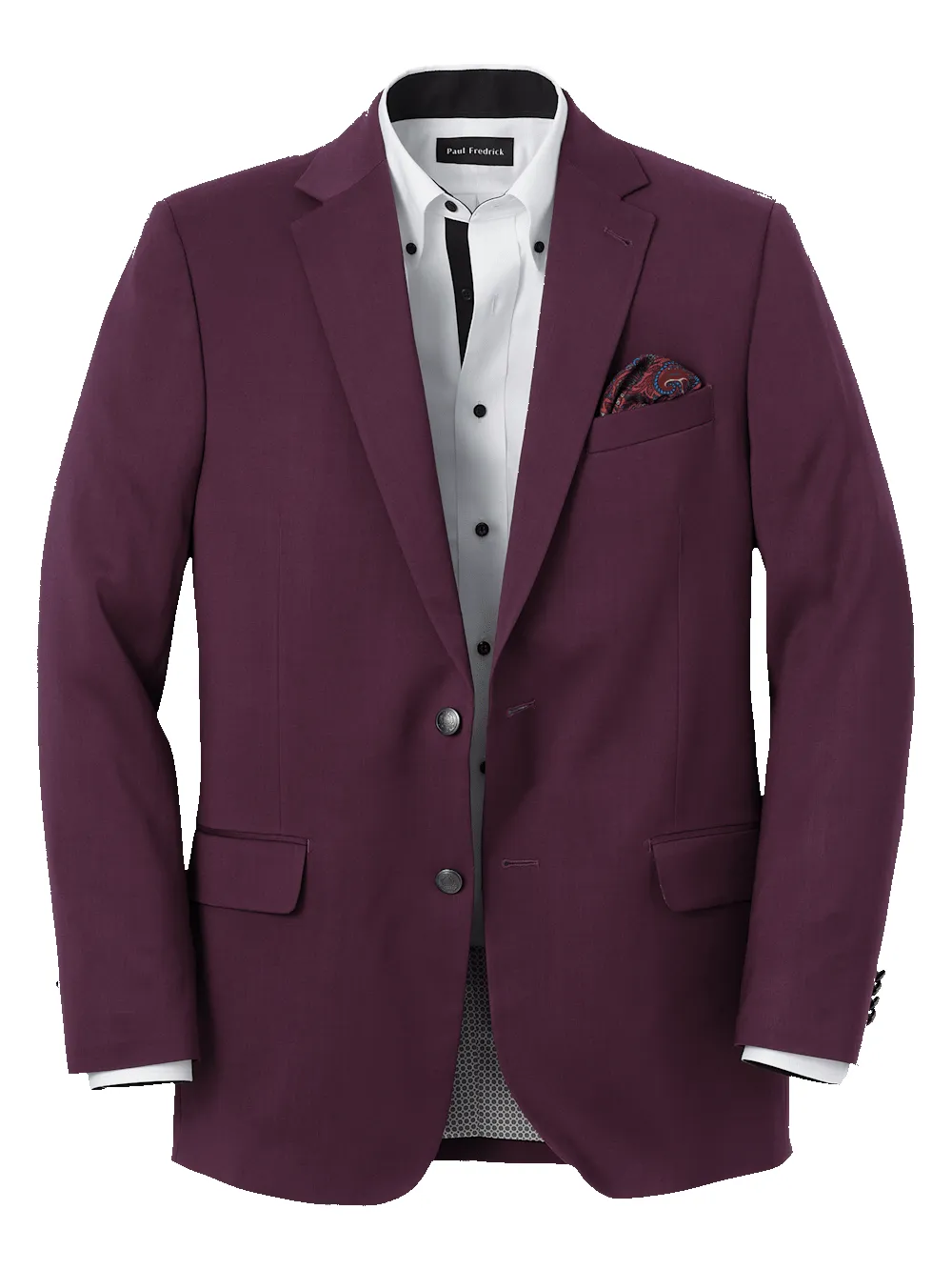 Travel Blazer - Plum sold by Paul Fredrick