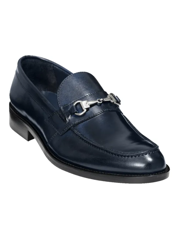 Archer Bit Loafer - Navy sold by Paul Fredrick
