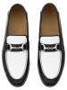 Marcus Bit Loafer - Black/white sold by Paul Fredrick