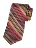 Stripe Woven Silk Tie - Multi sold by Paul Fredrick