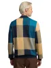 Cotton Four Button Mock Neck Sweater - Multi sold by Paul Fredrick
