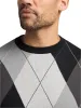 Cotton Crewneck Sweater - Black sold by Paul Fredrick