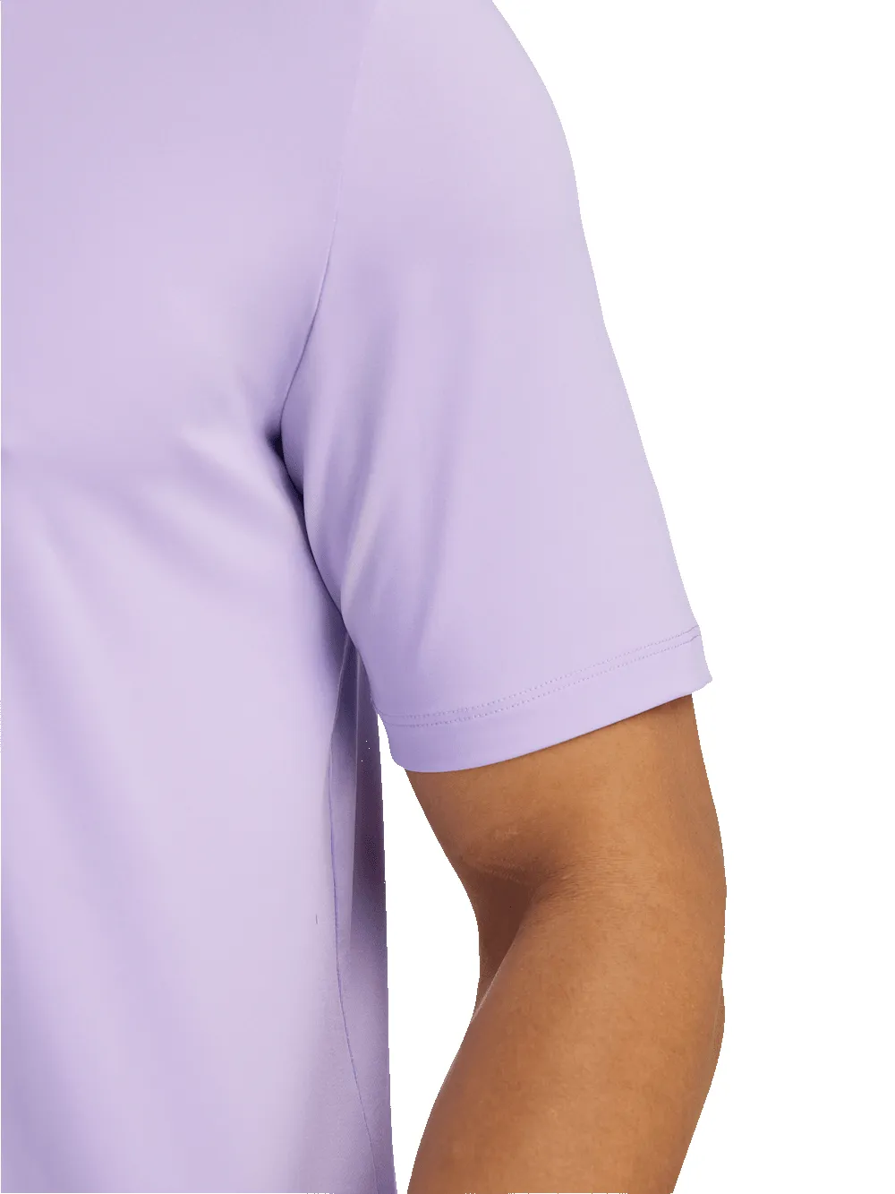 Performance Blend Three Button Polo - Light Purple sold by Paul Fredrick product image thumbnail 4