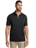 Performance Blend Three Button Polo - Black sold by Paul Fredrick