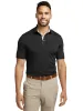 Performance Blend Three Button Polo - Black sold by Paul Fredrick