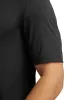Performance Blend Three Button Polo - Black sold by Paul Fredrick