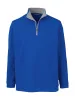 Performance Blend Quarter Zip Mock Neck - Cobalt sold by Paul Fredrick