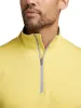 Performance Blend Quarter Zip Mock Neck - Yellow sold by Paul Fredrick