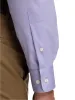 Non-Iron Cotton Solid Dress Shirt With Contrast Trim - Lavender sold by Paul Fredrick
