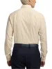 Comfort Stretch Non-Iron Stripe Dress Shirt With Contrast Trim - White/gold sold by Paul Fredrick
