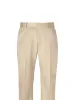 Non-Iron Cotton Stretch Twill Pant - Tan sold by Paul Fredrick