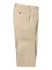 Non-Iron Cotton Stretch Twill Pant - Tan sold by Paul Fredrick