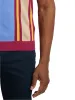 Cotton V-neck Polo - Burgundy sold by Paul Fredrick