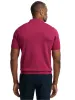 Cotton V-neck Polo - Burgundy sold by Paul Fredrick