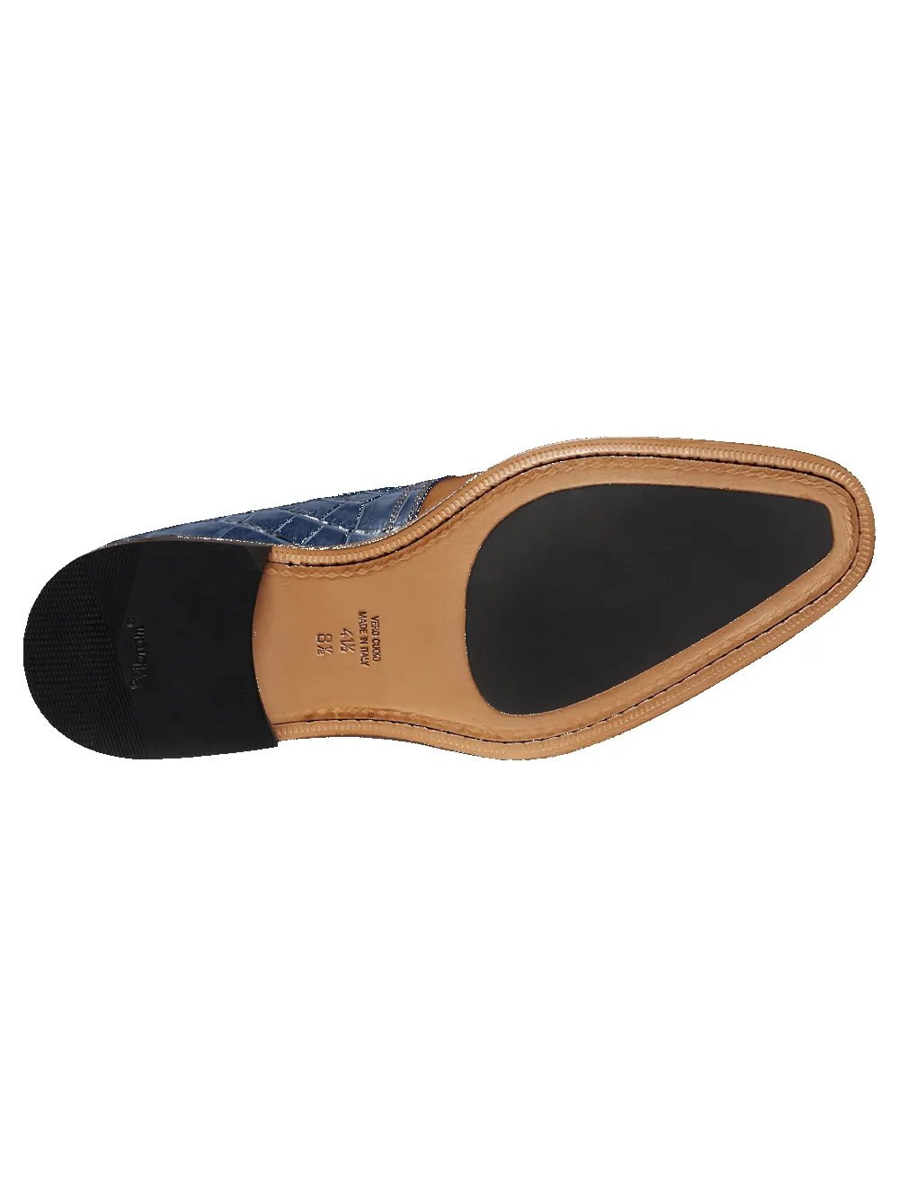 Jefferson Monk Strap - Chestnut/navy sold by Paul Fredrick product image thumbnail 5