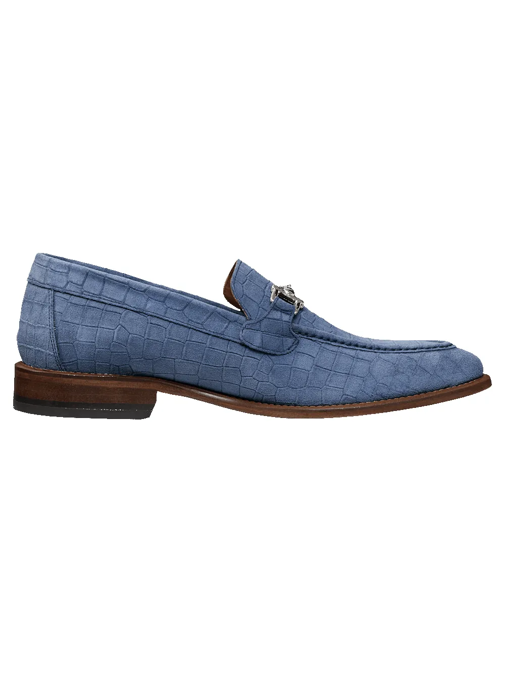 Carson Bit Loafer - Blue sold by Paul Fredrick product image thumbnail 2