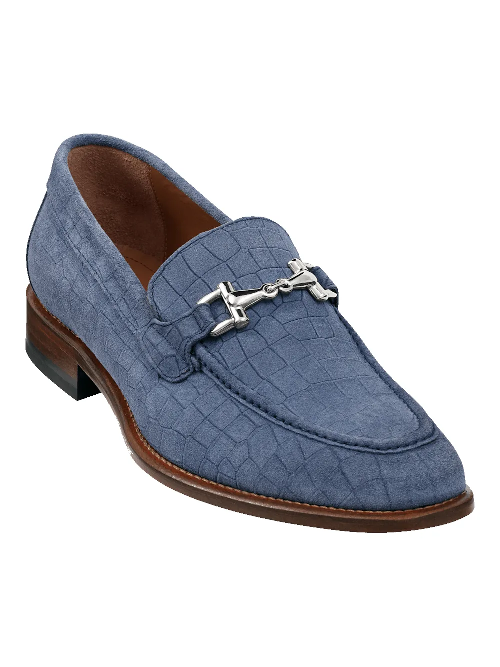 Carson Bit Loafer - Blue sold by Paul Fredrick