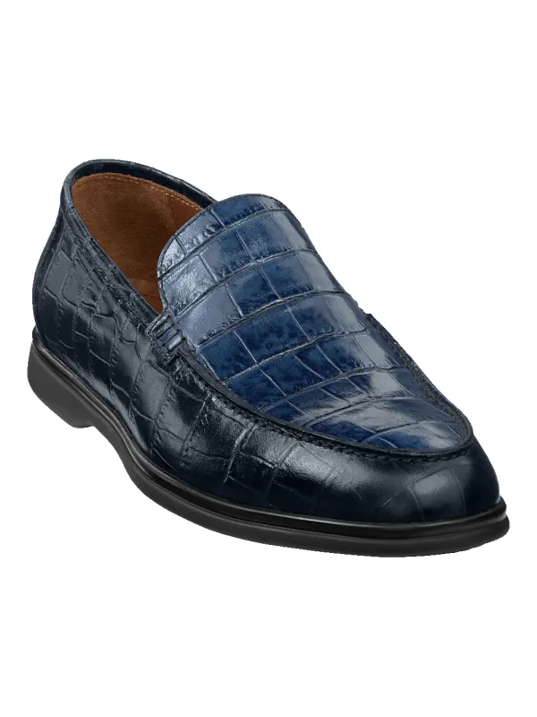 Micah Venetian Loafer - Navy sold by Paul Fredrick