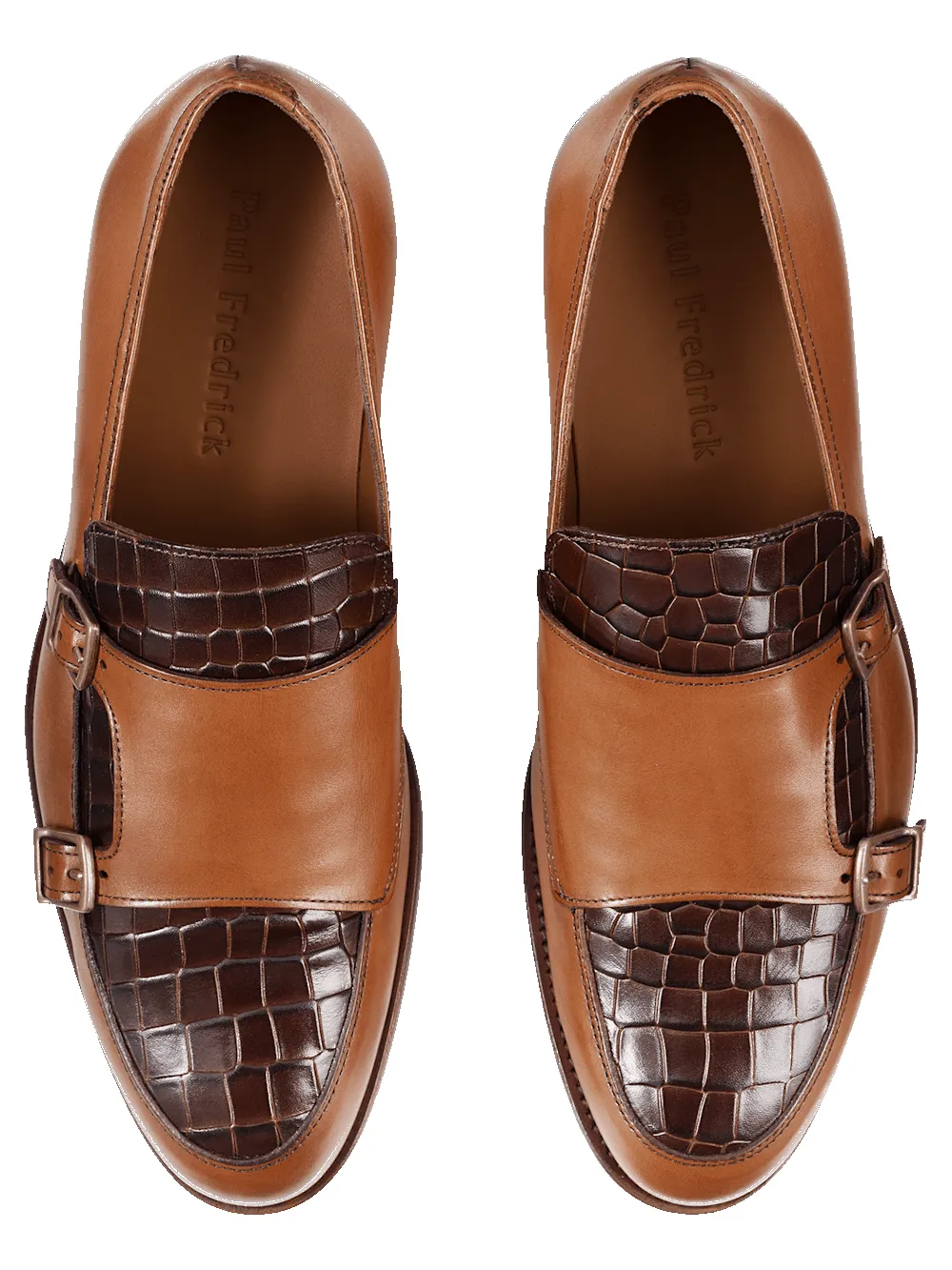 Donovan Monk Strap Loafer - Chestnut/brown sold by Paul Fredrick product image thumbnail 3