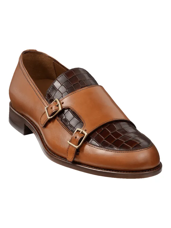 Donovan Monk Strap Loafer - Chestnut/brown sold by Paul Fredrick